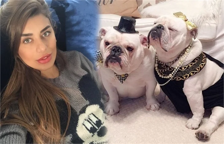 Ebru Şancı'nın köpekleri manken oldu!