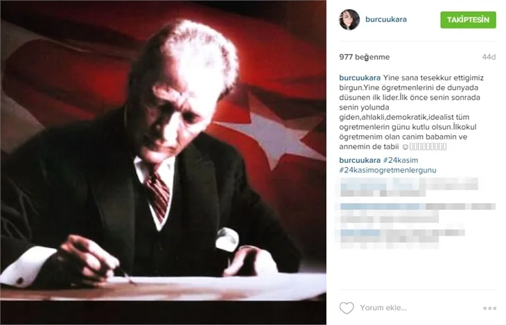 Ünlülerin 24 Kasım Öğretmenler Günü paylaşımları!