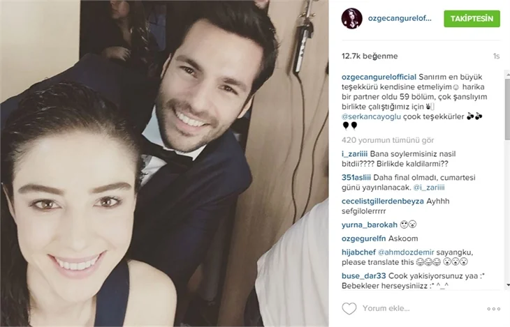 Kiraz Mevsimi'nin veda partisinden kareler