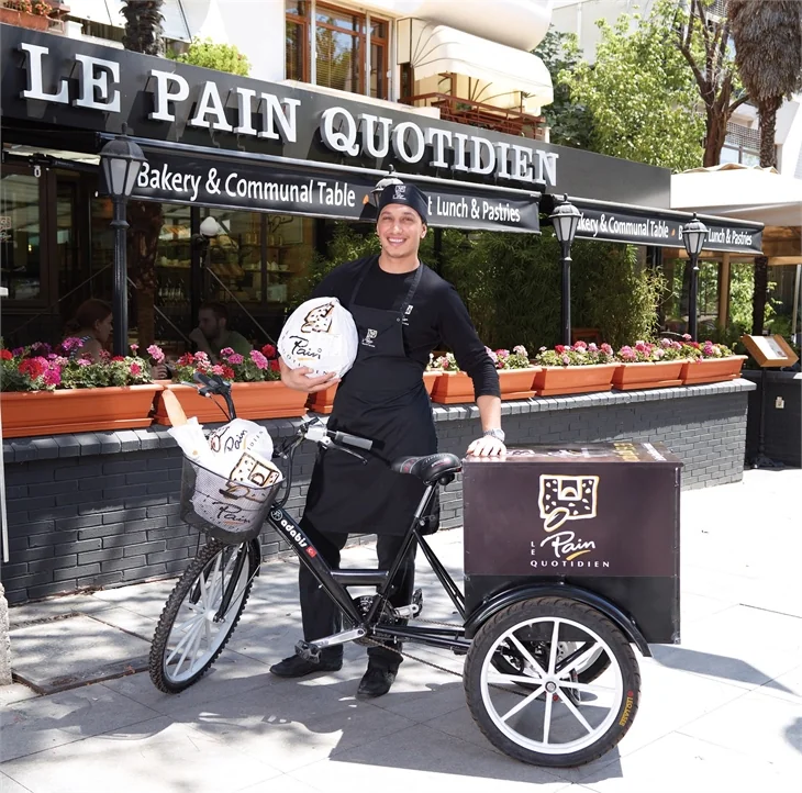 Le Pain Quoditien’in kurucusu ve şefi  Alain Coumont Türkiye’de