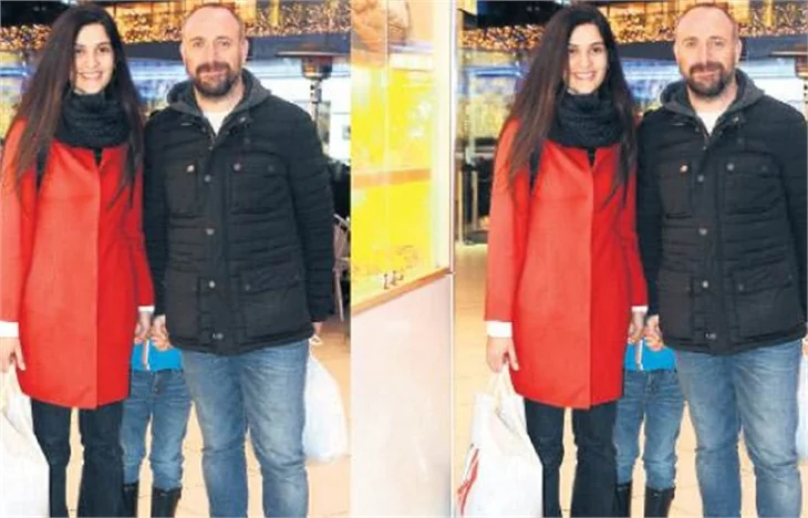 Ali, Halit Ergenç ve Bergüzar Korel'in arkasına saklandı!