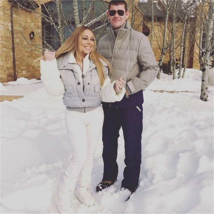 Mariah Carey'in mutlu aile tablosu...