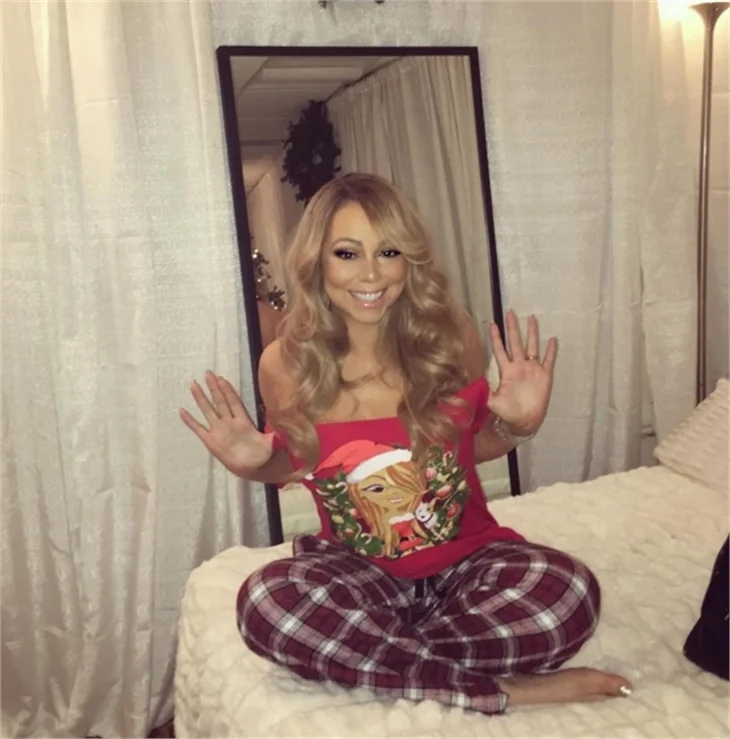 Mariah Carey'in mutlu aile tablosu...