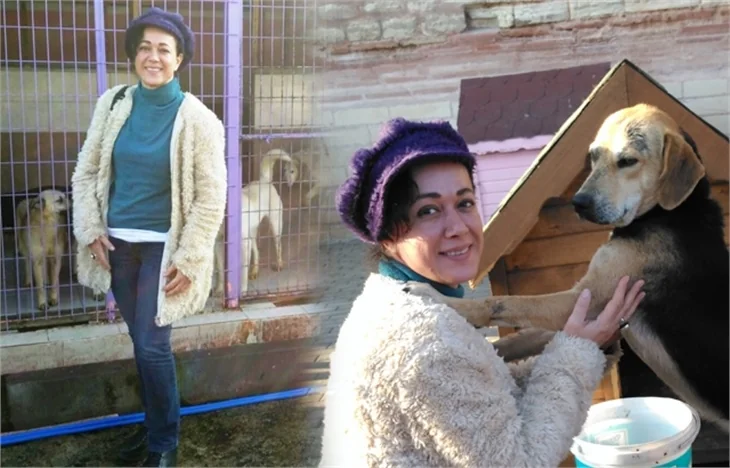 Bennu Yıldırımlar'ın hayvan sevgisi!