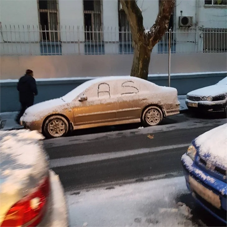 Ünlülerin kar sevinci