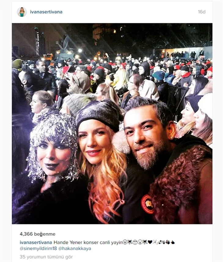 Ünlüler 2016'ya böyle girdi
