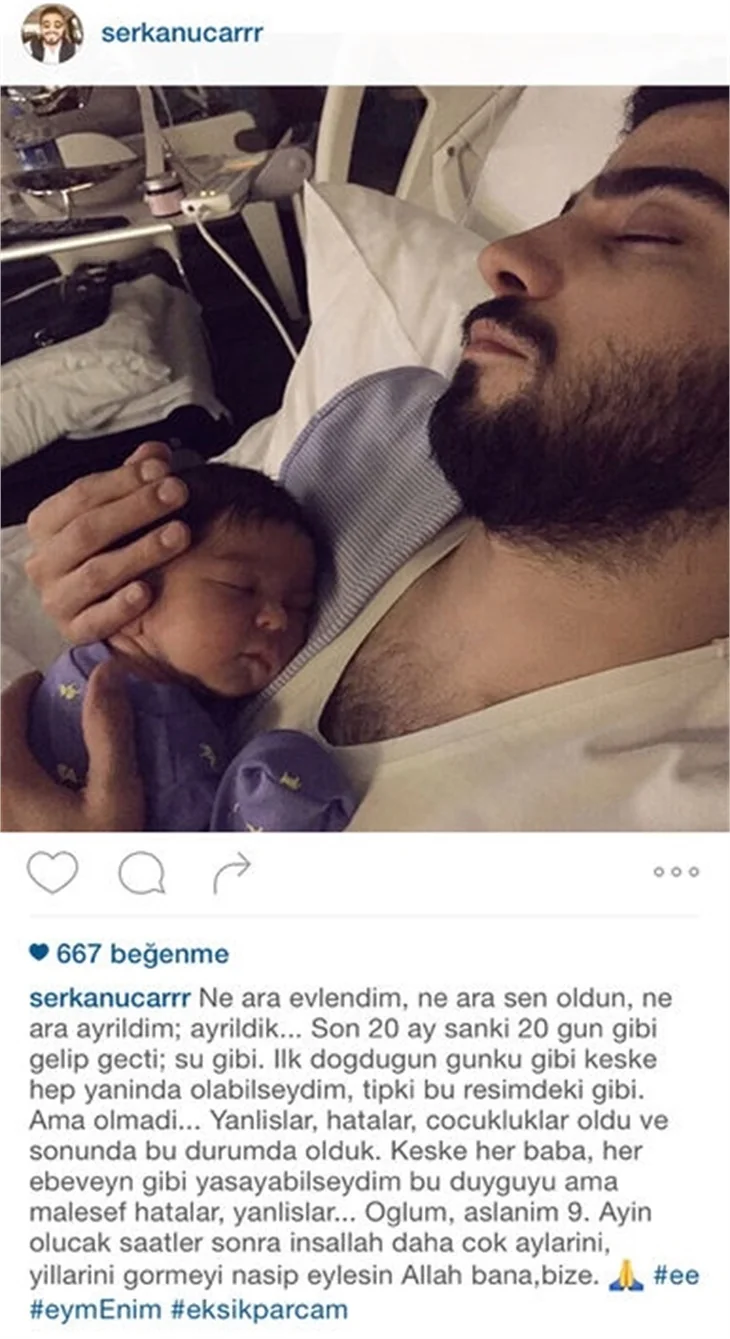 Serkan Uçar'dan duygusal mesaj