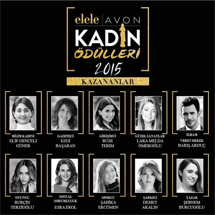 "Elele Avon Yılın Kadınlarını" ödülleri sahiplerini buldu