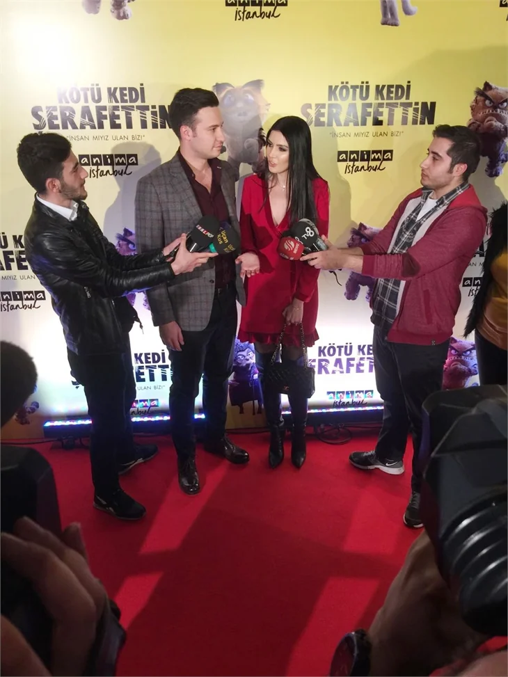 Kötü Kedi Şerafettin filminin galasına ünlü akını