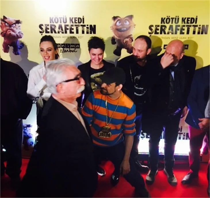 Kötü Kedi Şerafettin filminin galasına ünlü akını
