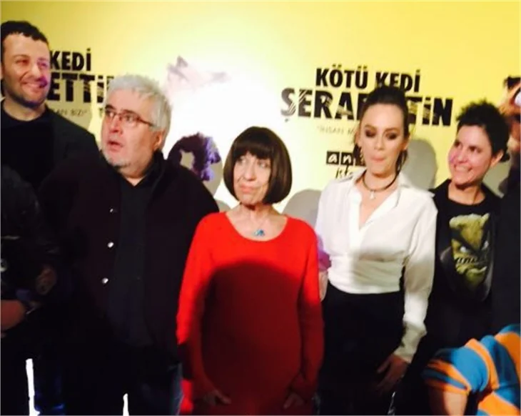 Kötü Kedi Şerafettin filminin galasına ünlü akını