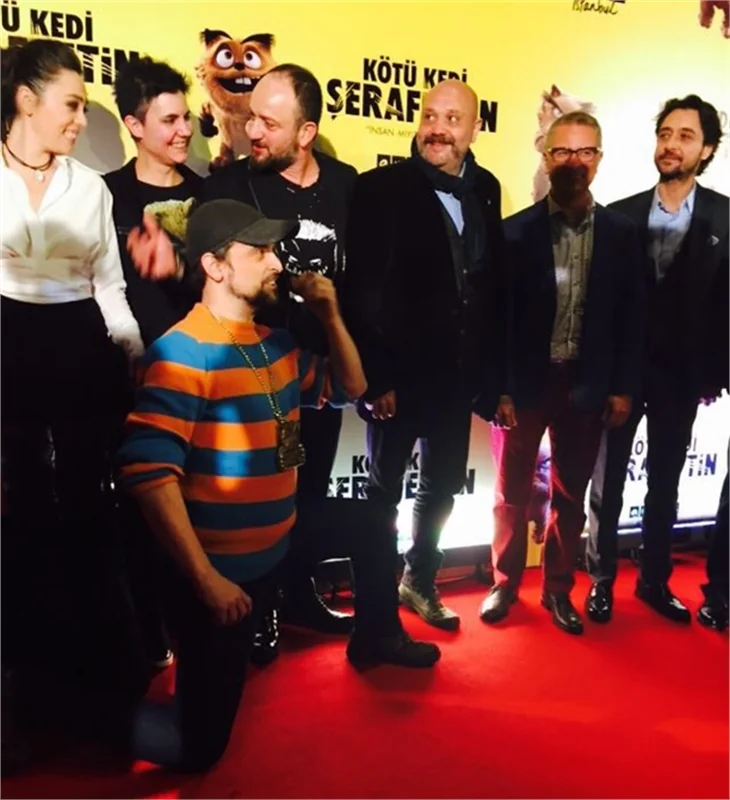 Kötü Kedi Şerafettin filminin galasına ünlü akını