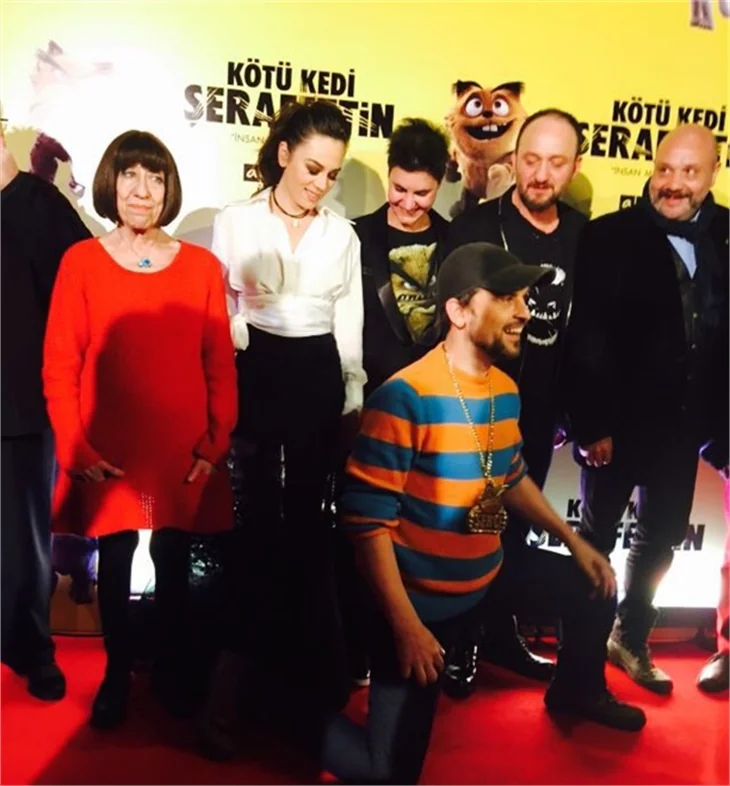 Kötü Kedi Şerafettin filminin galasına ünlü akını