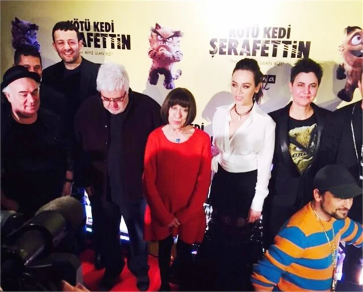 Kötü Kedi Şerafettin filminin galasına ünlü akını