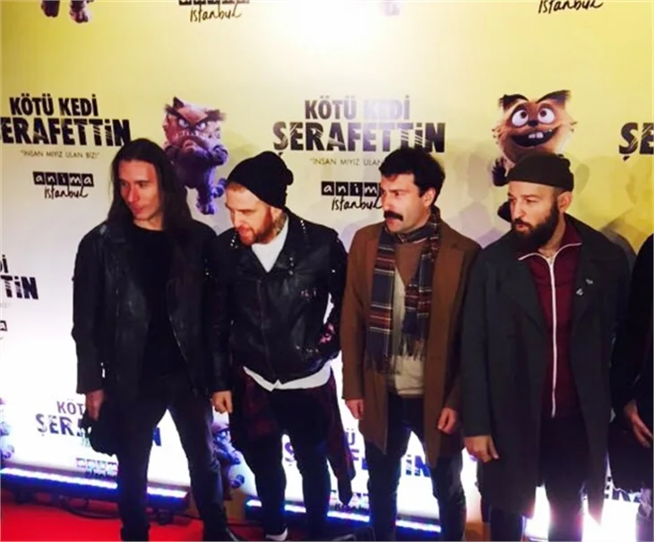 Kötü Kedi Şerafettin filminin galasına ünlü akını