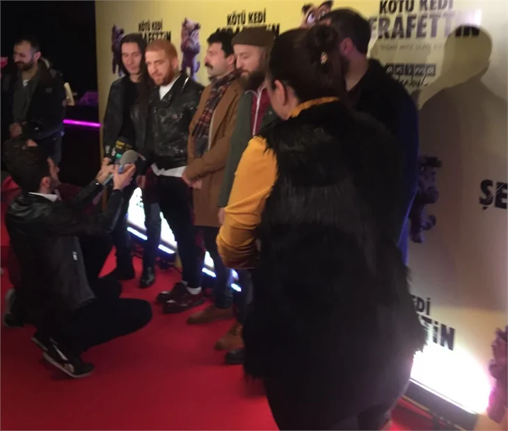 Kötü Kedi Şerafettin filminin galasına ünlü akını