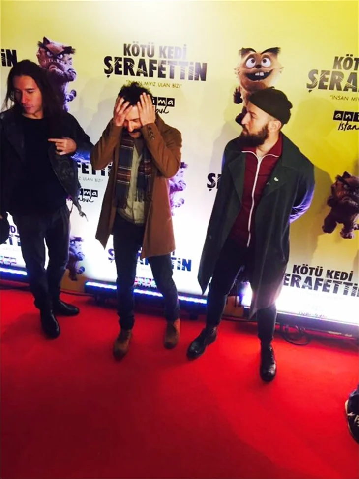 Kötü Kedi Şerafettin filminin galasına ünlü akını