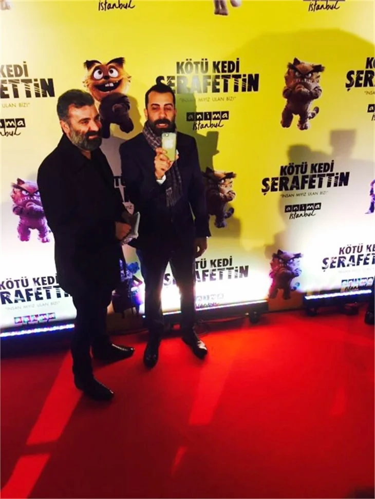 Kötü Kedi Şerafettin filminin galasına ünlü akını