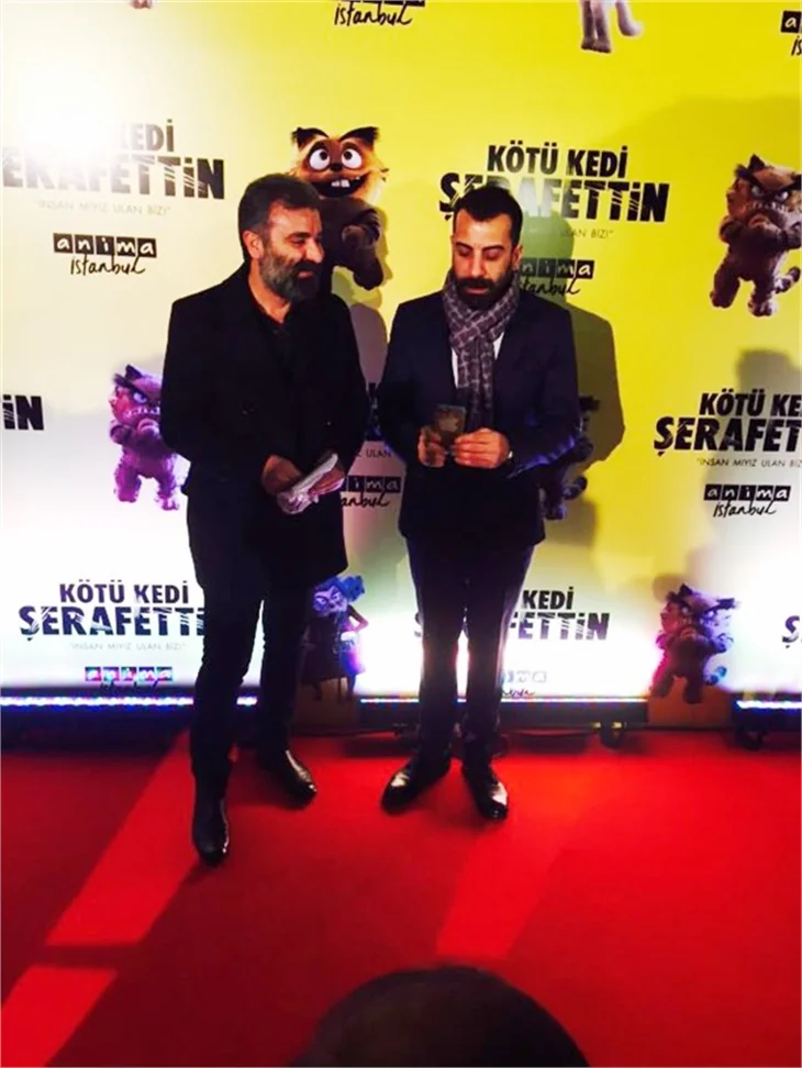 Kötü Kedi Şerafettin filminin galasına ünlü akını