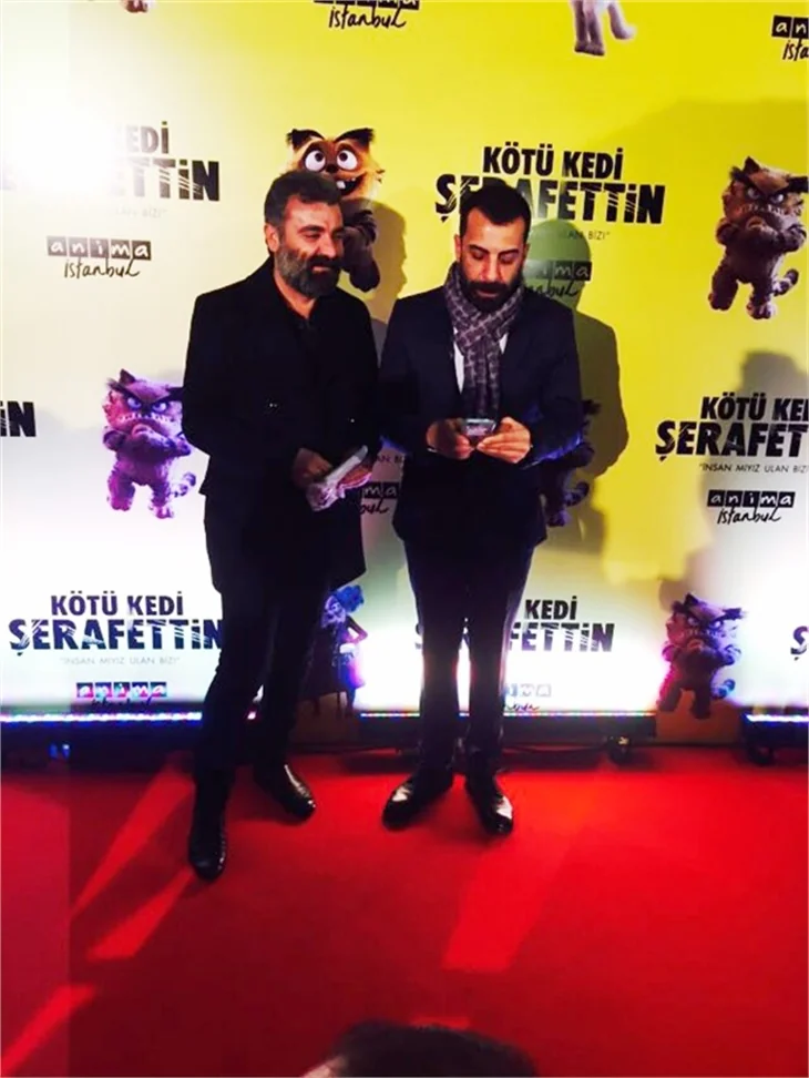 Kötü Kedi Şerafettin filminin galasına ünlü akını