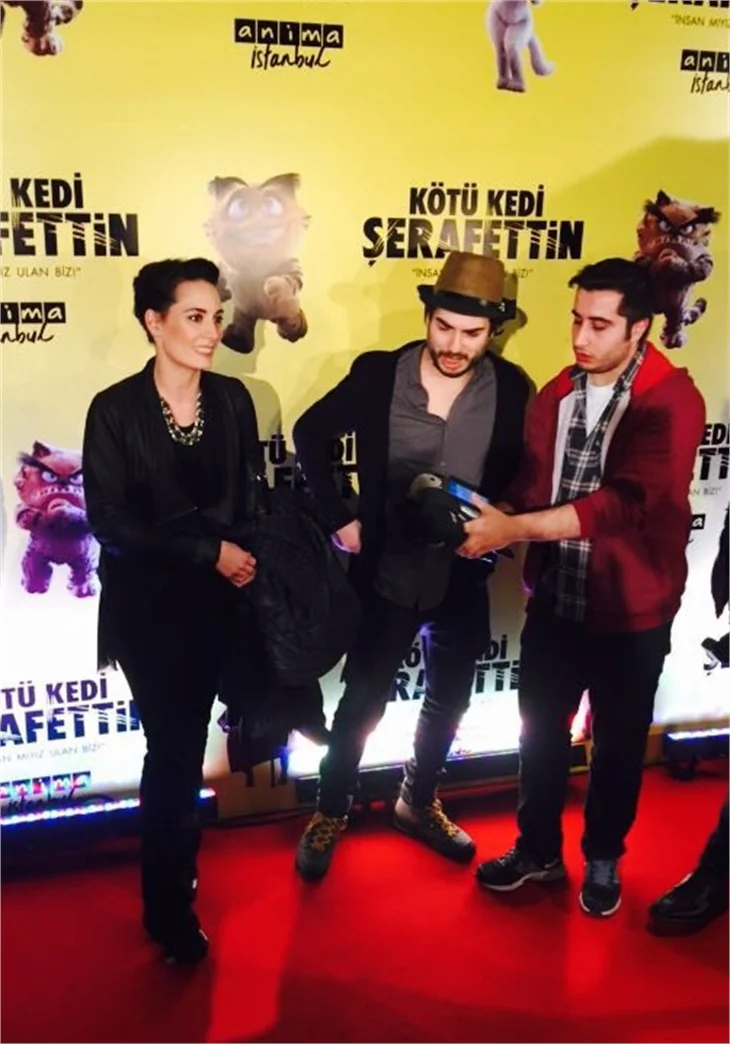 Kötü Kedi Şerafettin filminin galasına ünlü akını
