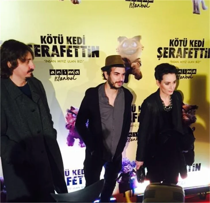 Kötü Kedi Şerafettin filminin galasına ünlü akını
