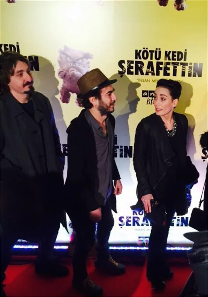 Kötü Kedi Şerafettin filminin galasına ünlü akını