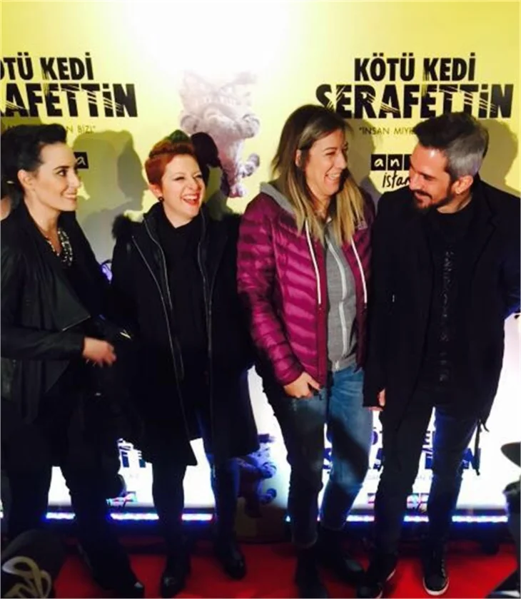 Kötü Kedi Şerafettin filminin galasına ünlü akını