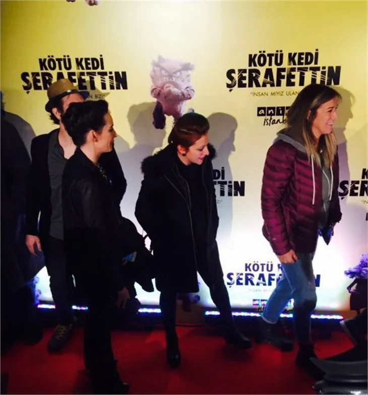 Kötü Kedi Şerafettin filminin galasına ünlü akını