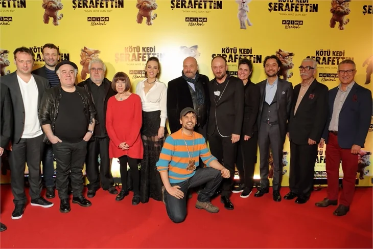Kötü Kedi Şerafettin filminin galasına ünlü akını