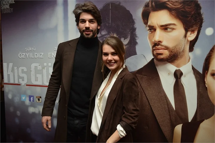 'Kış Güneşi’nin ilk bölümünü birlikte izlediler!