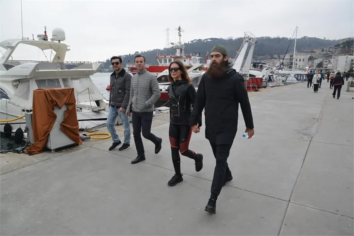 Eliz Sakuçoğlu'nun sevgilisi Beran Benan'la Bebek turu!