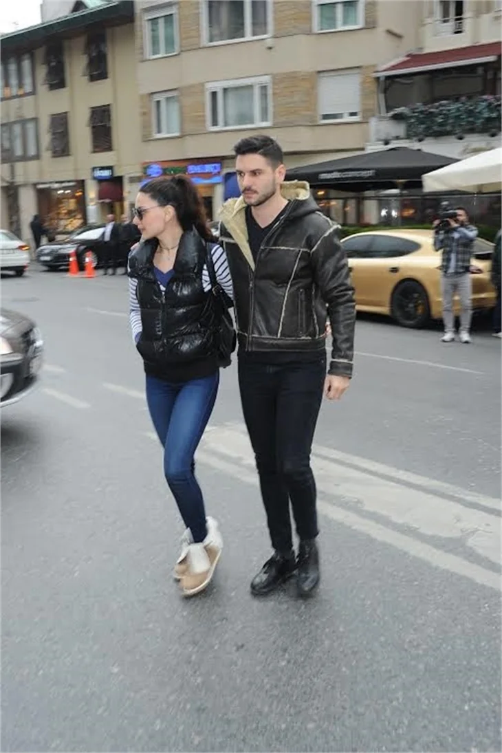 Tolgahan Sayışman ile Almeda Abazi, Bebek'te görüntülendi!