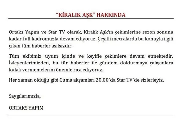 Elçin Sangu Kiralık Aşk'tan ayrılıyor mu?