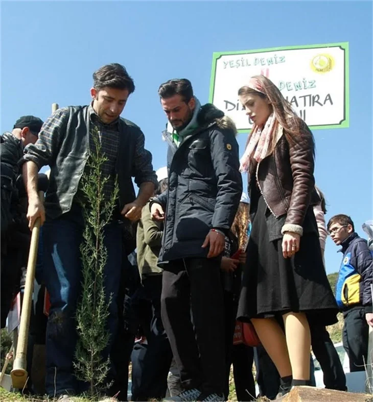 Yeşil Deniz'den hatıra ormanı