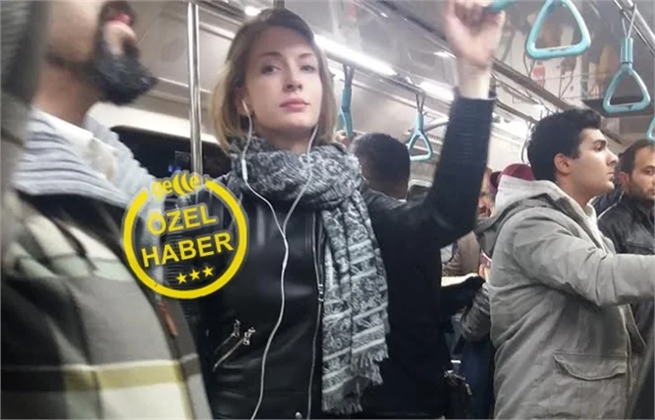 Yasemin Allen metroda!