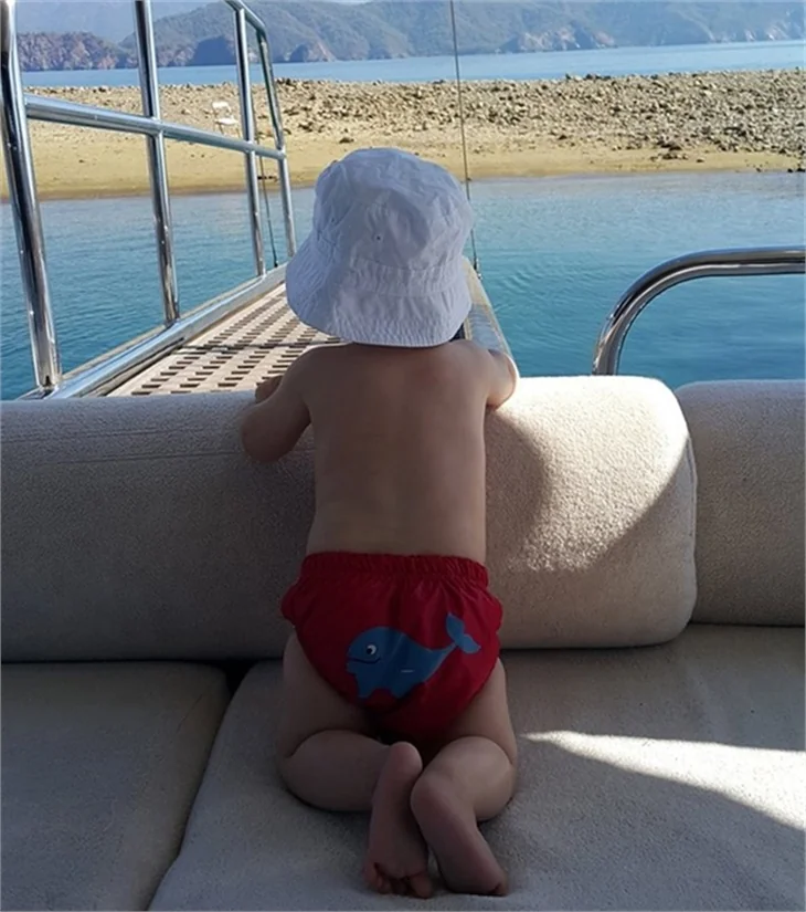 Özgü Namal'ın oğlu Nefes büyüdü!