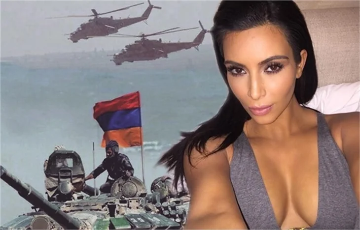 Kim Kardashian Ermenistan için dua istedi