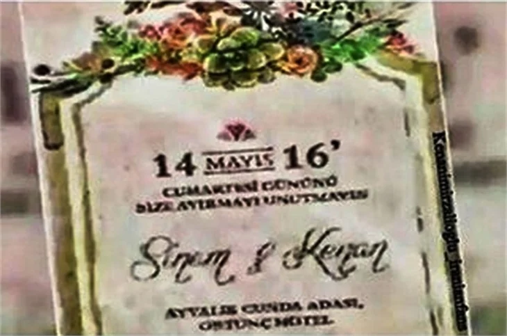 İşte Kenan İmirzalıoğlu ve Sinem Kobal'ın düğün davetiyesi!