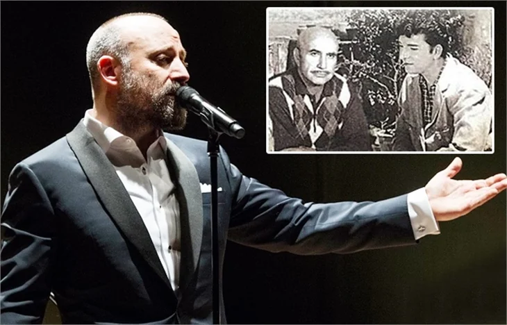 Halit Ergenç babasının bestesini yorumladı
