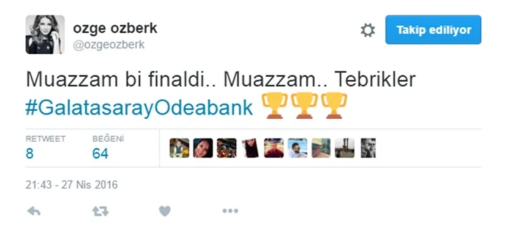 Galatasaray Avrupa Şampiyonu oldu! Ünlülerden tebrik mesajları yağdı...