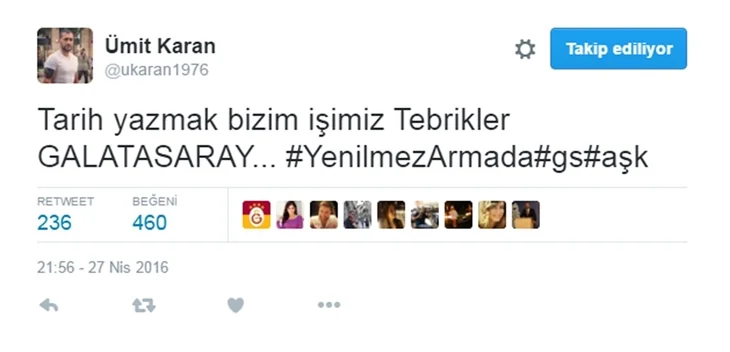 Galatasaray Avrupa Şampiyonu oldu! Ünlülerden tebrik mesajları yağdı...