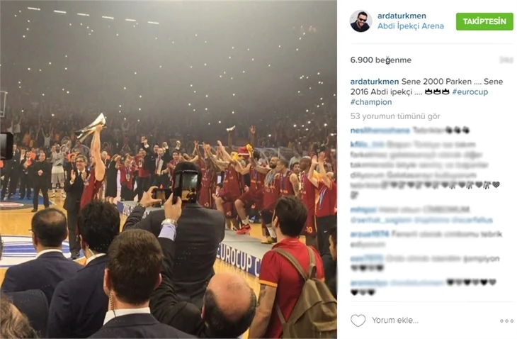 Galatasaray Avrupa Şampiyonu oldu! Ünlülerden tebrik mesajları yağdı...