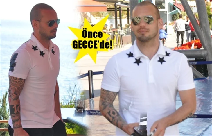 Wesley Sneijder hayranlarını kırmadı!