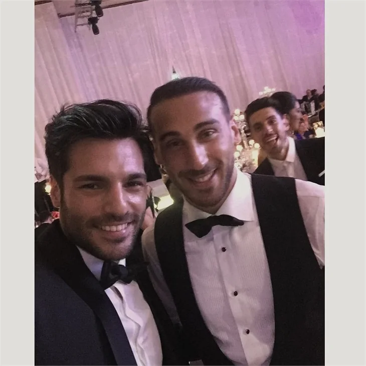 Beşiktaşlı futbolcu Cenk Tosun'un düğününe ünlü akını