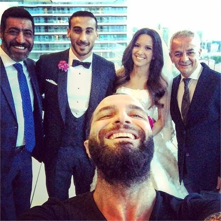 Beşiktaşlı futbolcu Cenk Tosun'un düğününe ünlü akını