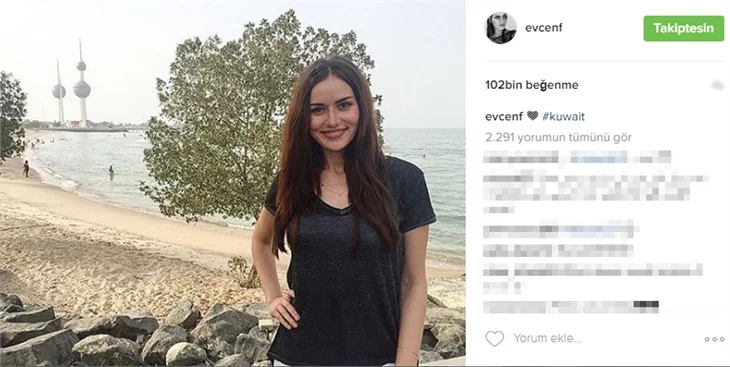 Fahriye Evcen dünya turunda