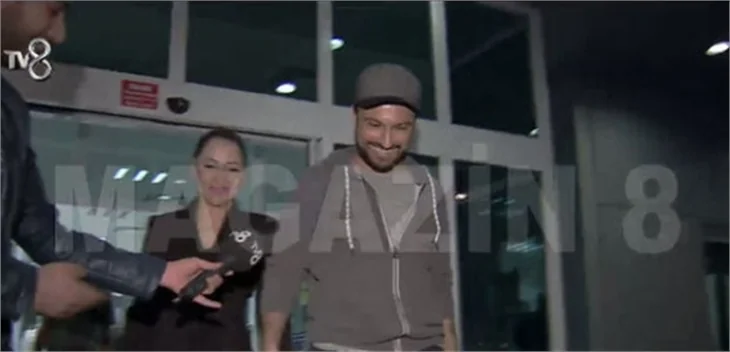 Tarkan ve Pınar Dilek çifti İstanbul'a döndü! Ünlü çift el ele görüntülendi
