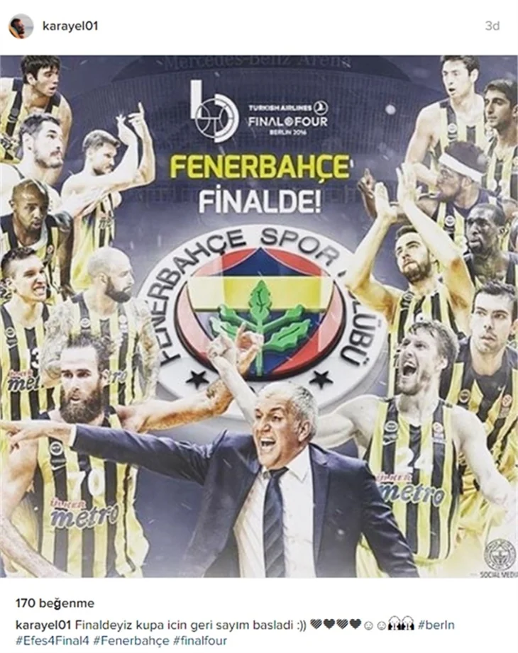 Fenerbahçe Euraleague'de finale yükseldi! Ünlüler coştu...