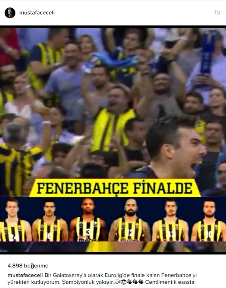 Fenerbahçe Euraleague'de finale yükseldi! Ünlüler coştu...